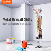 Load image into Gallery viewer, SucceBuy Drywall Stilts 18''/36''Adjustable Aluminum Tool Stilts with Protective Knee Pads Non-Slip Work Stilts for Home