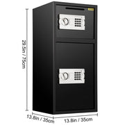 Load image into Gallery viewer, SucceBuy Electronic Safe Deposit Box Secret Hidden Piggy Bank Digital Access &Override Keys for Store Money Gun Jewelry Document - AMOCART