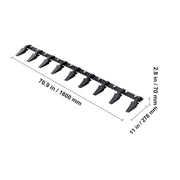Load image into Gallery viewer, SucceBuy Bucket Tooth Bar Heavy Duty Tractor Bucket Teeth Bar for Sub-Compact Tractor Loader 4560 lbs Load-Bearing Capacity - AMOCART