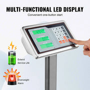 Load image into Gallery viewer, SucceBuy Computing Digital Platform Scale 660 lbs Load with LB/KG Tare Price Calculator Stainless Steel High-Definition Display