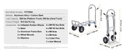 Load image into Gallery viewer, Amocart Folding Hand Truck Aluminum Heavy Industrial Collapsible Dolly Cart for Transport and Moving in Warehouse Supermarket