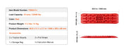 Load image into Gallery viewer, SucceBuy 10 TON Traction Boards with PP Material Recovery Boards for Off-road Vehicle Car Pickup SUV RV Pair Tire Traction Mats