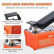 Load image into Gallery viewer, SucceBuy Air Hydraulic Pump 10,000 PSI 1/2 Gal Reservoir Foot Actuated Air Treadle for Auto Body Frame Machines and Pulling Post - AMOCART