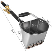Charger l'image dans la visionneuse de galerie, Amocart Spray Gun for Painting Walls Ceilings Cement Mortar Sprayer Plaster Hopper Gun 4 Jet Hopper Ladle Construction Tool