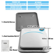 Load image into Gallery viewer, SucceBuy 9x9/12x10 in Portable Heat Press Machine DIY Shirt Printing Multifunctional Sublimation Transfer HTV Vinyl T-shirt Bag