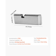 Load image into Gallery viewer, Amocart Threading Machine Dies 1 in-2 in NPT Pipe Dies(4 Packs) Right-Handed HSS Pipe Threading Dies Fit Split-Type Machines