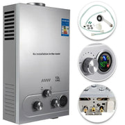 Load image into Gallery viewer, SIHAO 6L-18L Propane Gas Water Heater Digital Display Bathroom Heating Instant Outdoors Car Camping Water Heater Boiler