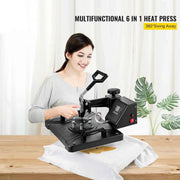 Bild in Galerie-Viewer laden, Amocart 5 6 8 in 1 Heat Press Machine T shirt Heat Transfer Printer Muntifunctional Sublimation Mug/Latte Mug/Hat/Plate/Bottle
