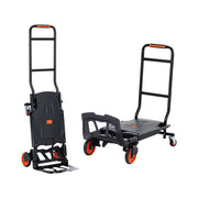 Bild in Galerie-Viewer laden, Amocart 300 lbs Folding Hand Truck Aluminum Lightweight Platform Cart Portable Telescopic Utility Dolly for Moving Shopping