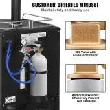 Load image into Gallery viewer, 5 Lbs CO2 Tank Aluminum Gas Cylinder Brand New CO2 Cylinder with Gray Spray Coating CO2 Tank with CGA320 Valve