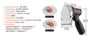 Bild in Galerie-Viewer laden, Amocart Electric Shawarma Knife, Cordless Battery Professional Turkish Knife Commercial Stainless Steel Gyro Cutter