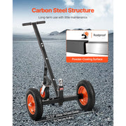 Load image into Gallery viewer, SucceBuy 1000/1200lbs Tongue Trailer Dolly Carbon Steel Boat Mover with 16.7in/18in - 22in Height Adjustable for Moving Cargo - AMOCART