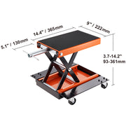 Load image into Gallery viewer, SucceBuy Motorcycle Lift 350/1100/1500 LBS Capacity Motorcycle Scissor Lift Jack with Wide Deck&Safety Pin for Bikes Motorcycles