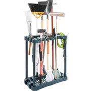 Load image into Gallery viewer, Amocart 10Slots Yard Garden Tool Organizer Long-Handled Tool/Rake/Broom Tower Storage Rack Stand Holder for Garage Organization