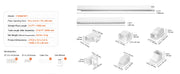 Charger l'image dans la visionneuse de galerie, Amocart Mini Split Line Set Cover PVC Decorative Pipe Line Cover For Air Conditioner Easy to Install Paintable for Heat Pump