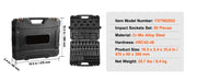 Load image into Gallery viewer, SucceBuy 90PCs 3/8" Drive Impact Socket Set SAE 1/4"-3/4" and Metric 6-19mm Socket Set 6 Point Cr-Mo Alloy Steel for Auto Repair