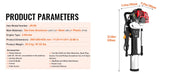 Load image into Gallery viewer, Amocart 37.77cc Gas-Powered T Post Driver 4-Stroke Engine Gasoline Fence Piling Pounder with 3 Post Driving Head(45/55/88 mm)