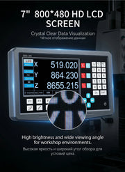 Load image into Gallery viewer, Industrial 3VA LCD DRO Readout 300x192x78mm 4kg Linear Error Compensation Precision Machining CNC Equipment Display System