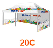 Load image into Gallery viewer, Canopy Cover 3x3 Heavy Duty Outdoor Popup Luxury Big Stretch Gazebo Tent Custom 10 X 10 Commercial Promotional Tent for events