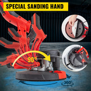 Bild in Galerie-Viewer laden, Amocart Drywall Sander 850W Variable Speed 800-1750RPM Electric Drywall Sander Foldable Sheetrock Sander with Handle Vacuum Bag