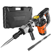 Load image into Gallery viewer, SucceBuy 1400W Demolition Jack Hammer Electric Jackhammer Heavy Duty 2900 BPM Concrete Breaker 2pcs Chisels Bits Chipping