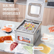 Load image into Gallery viewer, SucceBuy DZ-260A Chamber Vacuum Sealer with 15.7" Sealing Length Kitchen Vacuum Packing Machine for Home Foods Meats Marinades