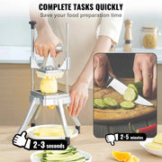 Load image into Gallery viewer, SucceBuy Commercial Vegetable Fruit Dicer Cutter Potato Slicer Chopper 4 Blades & Tray Manual Cutting Machine home appliance