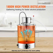 Bild in Galerie-Viewer laden, Amocart 30/50L Stainless Steel Alcohol Distiller Alcohol Still Essential Oil Brewing DIY Whisky Wine Brandy Distillery Home Use