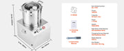 Charger l'image dans la visionneuse de galerie, SucceBuy 6 10 15L Food Processor & Vegetable Chopper Food-Grade Stainless Steel Food Processor Chopper w/2 Extra S-Curve Blade