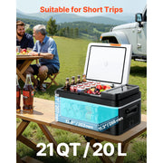Load image into Gallery viewer, Succebuy 15-55L Portable Cooler Electric Compressor 12V/24V DC 110-240V AC Freezer Refrigerator for Home - AMOCART