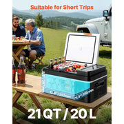 Load image into Gallery viewer, Succebuy 15-55L Portable Cooler Electric Compressor 12V/24V DC 110-240V AC Freezer Refrigerator for Home