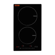 Load image into Gallery viewer, SucceBuy 2 Burners Electric Induction Cooktop Stove Hob Built-in Burner Cooker Sensor Touch Control Magnetic Cooker Hot Plate