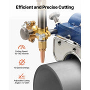 Load image into Gallery viewer, Amocart Electromagnetic Gas Pipe Cutting Machine 2"-30"/Min Automatic Beveler for 0.2"-4" Thick Tube Features Adjustable Angles