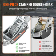 Load image into Gallery viewer, SucceBuy 5T Come Along Winch Ratchet Power Puller Tool with 11.5ft Steel Cable Automotive Hoist Cable Puller for Vehicle Rescue