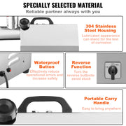 Load image into Gallery viewer, SucceBuy Electric Meat Grinder Food Processors Sausage Maker Filler Mincer Stuffer Stainless Steel with 2 Blades for Kitchen