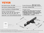 Load image into Gallery viewer, SucceBuy Precision Miter Gauge Standard Slot 3/4'' x 3/8'' Aluminum Alloy Table Saw 24/18/19-35 in Grating 15 Angle Stops DIY
