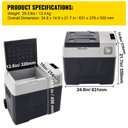 Load image into Gallery viewer, Succebuy 20-55L Portable Refrigerator Car Refrigerator Electric Compressor Cooler with 12/24v DC & 110-240v AC
