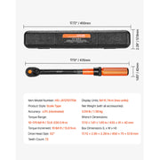 Load image into Gallery viewer, SucceBuy Torque Wrench Set Drive Click Torque Wrench Dual-Direction Adjustable Mechanical Dual Range Scales Torque Wrench Kit