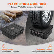 Load image into Gallery viewer, SucceBuy Hard Pistol Cases w/ Pre-cut PU Foam Lining Waterproof Dustproof Hard Gun Case for 1/2/5/6 Pistol Lockable Pistol Case