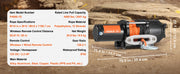 Load image into Gallery viewer, SucceBuy 4500lbs ATV/UTV Electric Winch 12V with 39ft Synthetic Rope Wireless & Wired Remote Control IP55 Waterproof for Jeeps