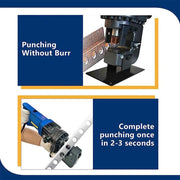 Load image into Gallery viewer, Portable Electric Angle Steel Channel Steel Punching Machine 1200W 50mm Hole Puncher MHP20 Iron / Steel Cutting Punching Machine