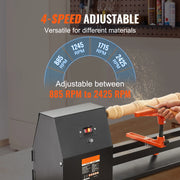 Load image into Gallery viewer, SucceBuy Benchtop Wood Lathe 10in x 18in / 14in x 40in US-120V Power Wood Turning Lathe Machine Variable Speeds for Woodworking