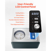 Load image into Gallery viewer, Amocart Automatic Ice Cream Maker w/Built-in Compressor 1.5QT No Pre-freezing Gelato Make Stainless Steel Electric Sorbet-Maker