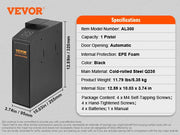 Load image into Gallery viewer, SucceBuy Gun Safe Q235 Steel Pistol Safe 3-Way Quick Access Firearm Case Gun Box Advanced Biometric Technology Travel Gun Safe
