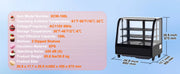 Load image into Gallery viewer, Amocart Refrigerated Display Case Countertop Pastry Display Case LED Lighting TURBO Cooling Frost Free Air Cooling