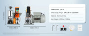 Load image into Gallery viewer, SucceBuy Electric Wire Stripping Machine 1.5-25mm Cable Stripper 180W 60ft/min 3 Feeding Holes Wire Peeler Scrap Copper Recycle