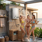 Bild in Galerie-Viewer laden, 18L/4.8Gallon Durchlauferhitzer 4.8GPM Hocheffizient Erdgas & LPG Propan Wohnmobil Sofort Boiler