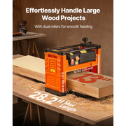 Load image into Gallery viewer, SucceBuy Thickness Planer 2 Speed 13-in Width Three-Blade 2000W 23500 RPM Powerful Motor Woodworking for Hard&Soft Wood Material