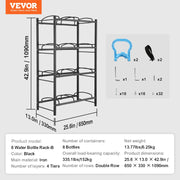 Load image into Gallery viewer, Amocart 3/4/5 Tiers Water Jug Holder Iron Water Bottle Holder Double/Single Row Easy Installation for Kitchen Office Livingroom