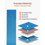 Load image into Gallery viewer, Amocart Sanding Belts Belt Sander Sanding Belts 10PCS (2 of Each 40 60 80 120 240 Grits)Zirconia for Sharpening Metal Polishing